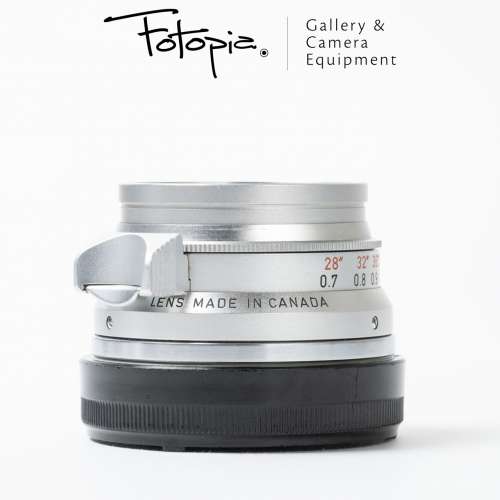 || Leica Summicron-M 35mm F2 - Silver / v1 / 8 Elements / Canada, SN: 210xxxx ||