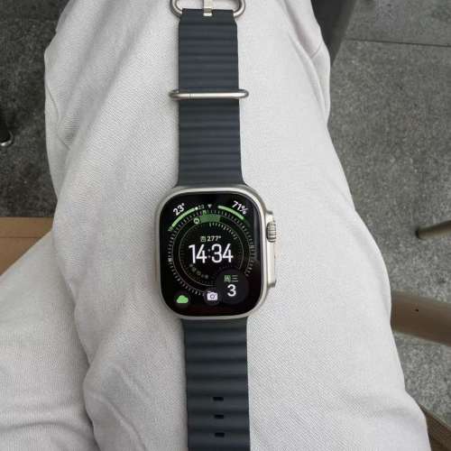 港版Apple Watch Ultra 3 49mm原色鈦金屬