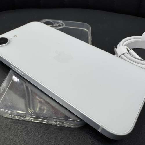 99%New iPhone 16e 128GB 白色 香港行貨 蘋果保養到2027年2月7日 電池效能100% 可...