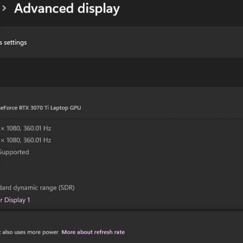 ASUS TUF gaming A17 FA707 17吋, 360Hz高刷新mon