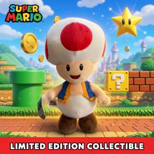 睇下文&middot;文盲勿擾&middot;不轉wtsapp/電話‼️大隻稀有款 super mario toad plush 超級馬...