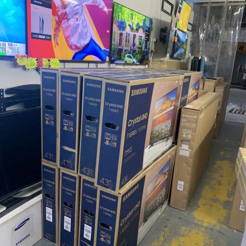 二手陳列機Samsung LG SONY 24--75吋4K smart TV