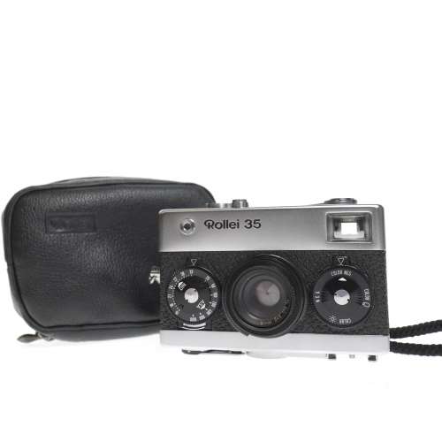 Rollei 35 35mm Film Camera Silver 40mm f/3.5 #3368343