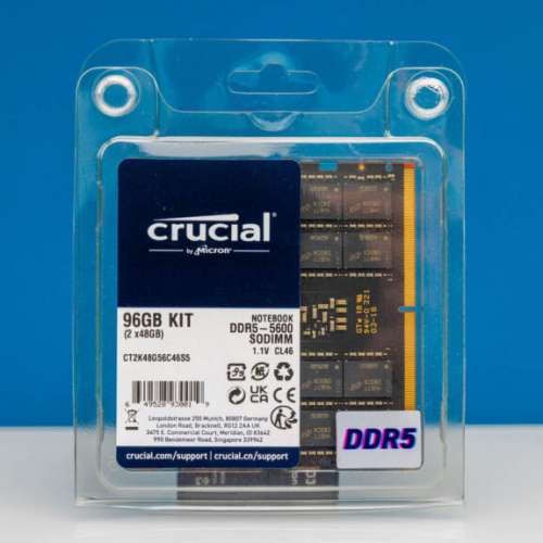 Crucial DDR5 5600 so-dimm 96GB Kit