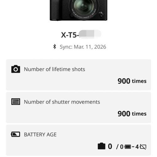 行貨銀色Fujifilm X-T5 相機連XF18-50mm f/2.8-4.8 R LM OIS 鏡頭Kit