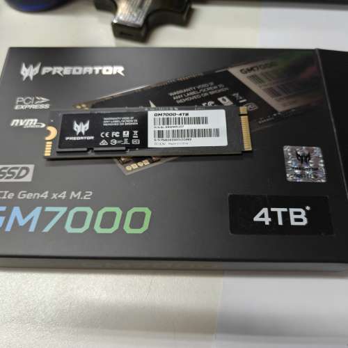 Acer Predator GM7000 4TB PCIe Gen4 x4 M.2 Nvme SSD
