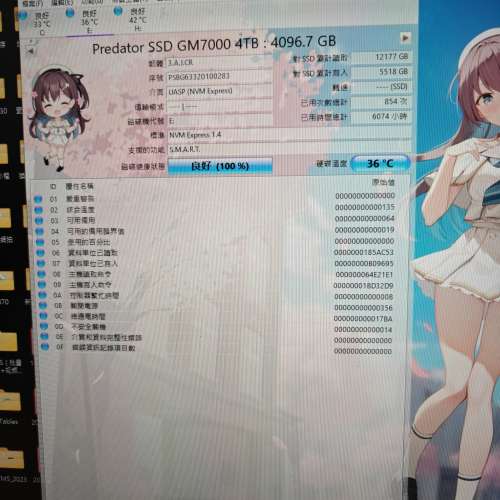 Acer Predator GM7000 4TB PCIe Gen4 x4 M.2 Nvme SSD