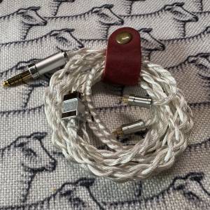 Bat Audio Bx24 pro 萬隆單晶銅鍍銀 升級線 (CM/MMCX 4.4)