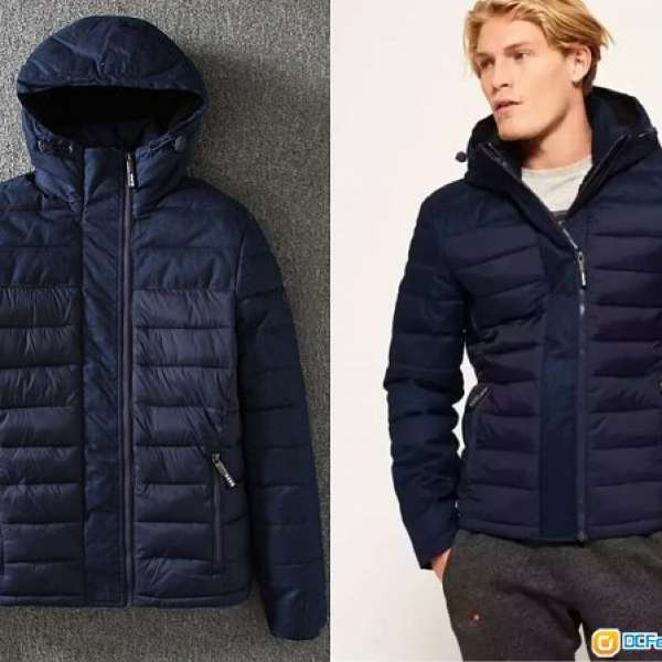 全新Superdry Fuji Mix Double Zip Hoded Jacket