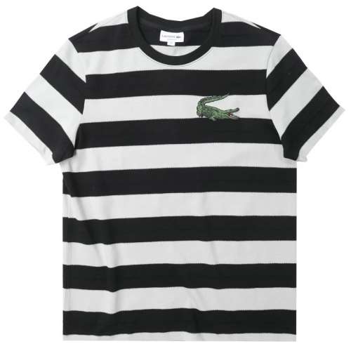 全新Lacoste 大鱷魚標間條短袖