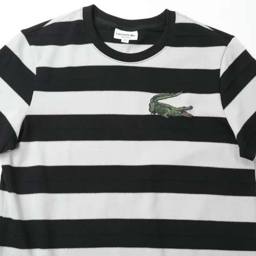 全新Lacoste 大鱷魚標間條短袖