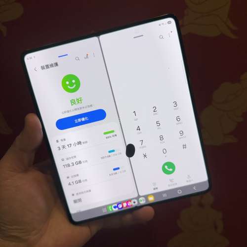 買手機送Switch🎮Samsung galaxy fold 5 12+256美版單卡+esim黑色可換iphone/ipad
