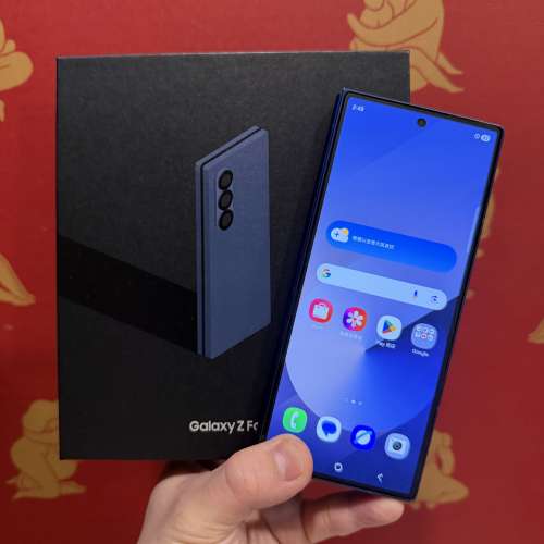 買手機送switch🎮Samsung galaxy fold 6 12+256美版單卡+esim藍色