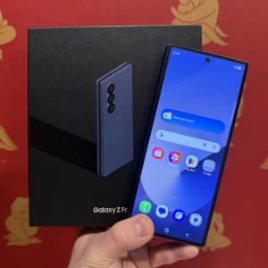 買手機送switch🎮Samsung galaxy fold 6 12+256美版單卡+esim藍色