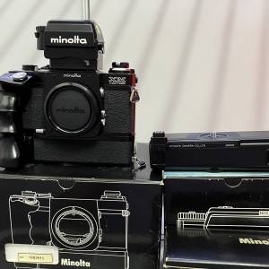 Minolta XM motor, XK, srM 菲林相機 + 2 lens