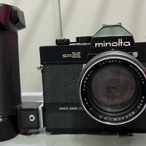 Minolta XM motor, XK, srM 菲林相機