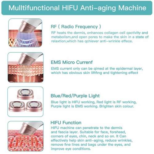 韓國JK 新款Mini 超聲刀 精雕儀HIFU RF射頻 EMS微電脈衝 提拉撫紋美容儀 J0806