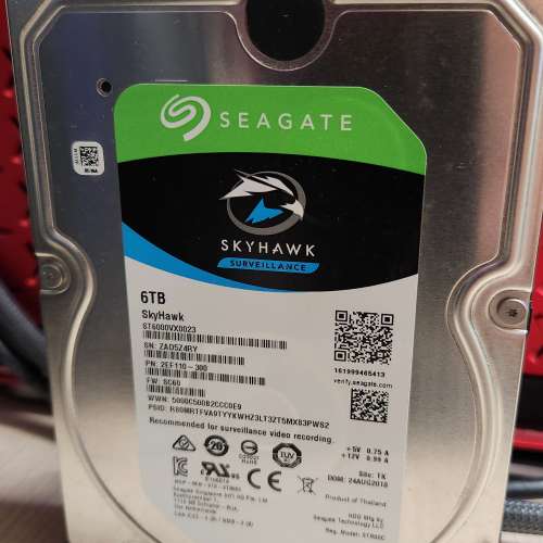 Seagate skyhawk 6tb