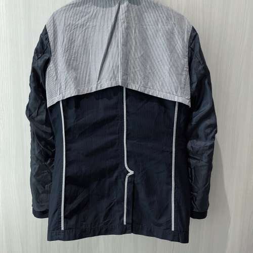 日系簡約文青 Field Dream 男装L碼 深寶藍色 風褸款 Dark Navy Blue Jacket 外套