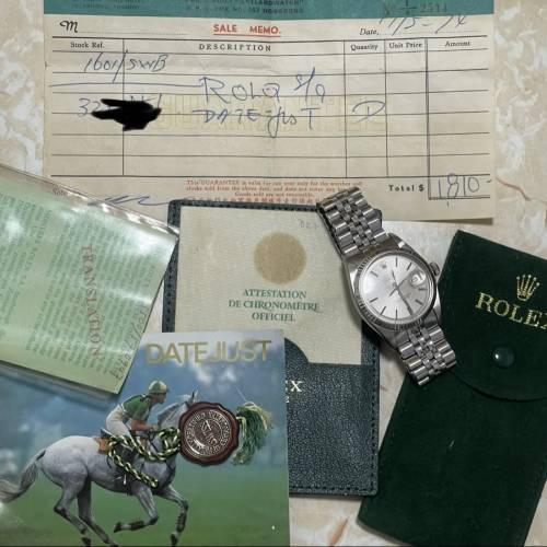 超級收藏品😆 ROLEX 1601 上手錶主呀伯基本上冇點戴過 完美品相 有出世紙 買單 連一...