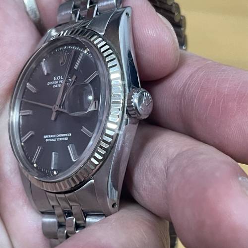 好L靚😂 ROLEX 1601 少有灰面 凸冚皇冠炮仗帶 平到笑🤣$28800