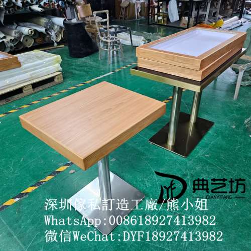 高檔酒吧吧枱訂造，土豪金包邊吧枱，黑色人造石面餐枱，專業訂造雲石方檯，訂造高...