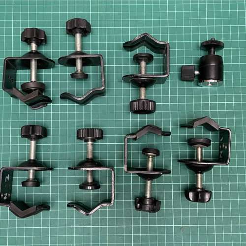 攝影用C Clamp & 小型ball head 全部$300