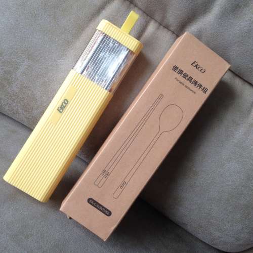 🍴EKCO CORELLE Stainless Steel Portable Flatware 2pc EK-CJ02A01/KZ NEW 全新 ...