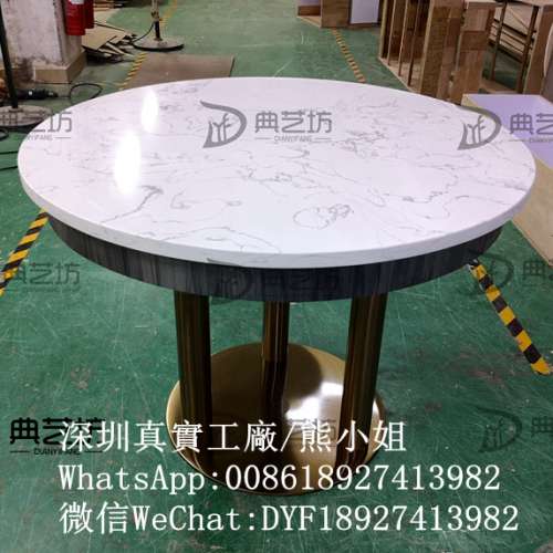 專業訂造雲石火鍋圓檯，火鍋大理石枱面，人造石檯面,石枱木枱定做，實木枱櫈系列，...