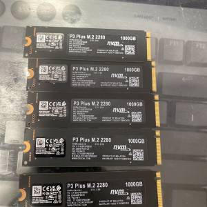 5條 crucial p3 plus 1tb nvme ssd pcie4.0