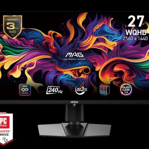 MSI MAG 27吋 QD OLED 電競螢幕 - MAG 271QPX QD-OLED E2