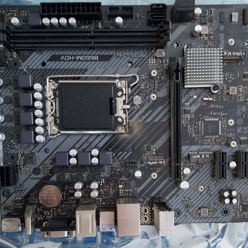 AsRock B660M-HDV Micro ATX主板  100%正常使用