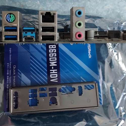 AsRock B660M-HDV Micro ATX主板  100%正常使用