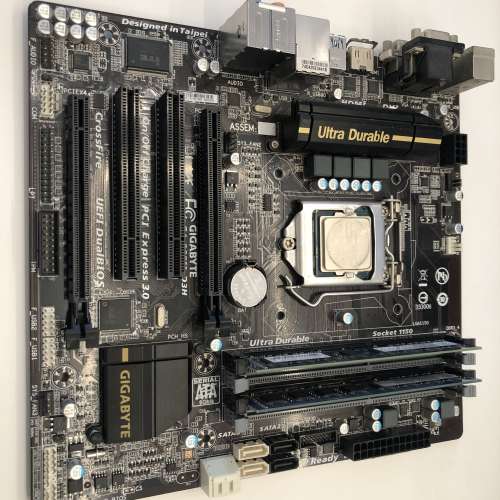 MATX底板+i5-4460+DDR3-4GBx2