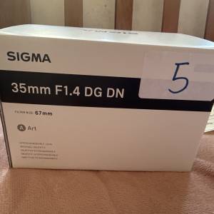 Sigma 35 F1.4 Sony E Mount
