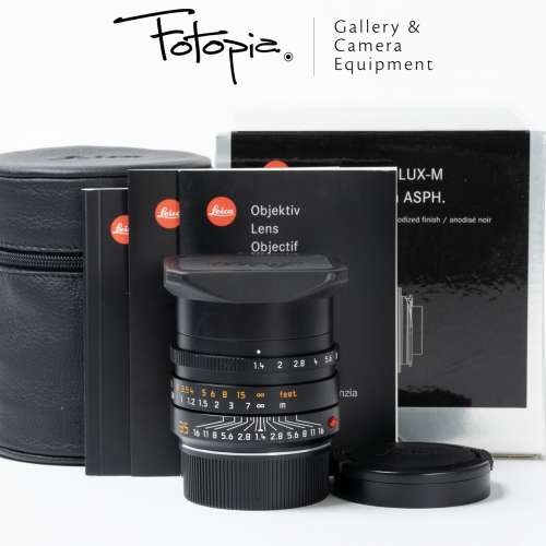 || Leica Summilux-M 35mm F1.4 ASPH - Black / 11663 / FLE, full packing ||