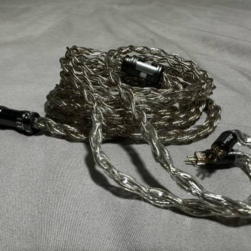 Flash Acoustics 𣊬聲 泛星 cm 4.4 銀鍍鈀 單晶銅鍍金 耳機升級線