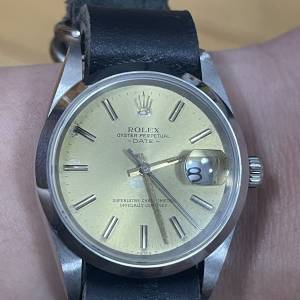 平玩ROLEX😂 型號15200 真鬚假牙 代用3035機芯 除機芯和錶帶外 其他全原裝 $4999