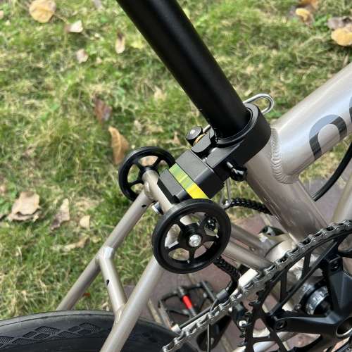 亮光鈦色 JAVA NEO 9速 桶軸碟剎 16吋 349 鋁合金折叠車 （三折叠小布 國布 ）送前...