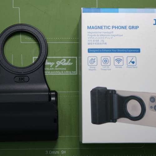 98%new JJC 磁吸藍芽手柄 MAGNETIC PHONE GRIP 充電非換電