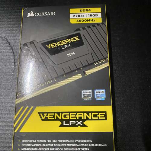 Corsair Vengeance DDR4 3600 16GB kit (2*8)