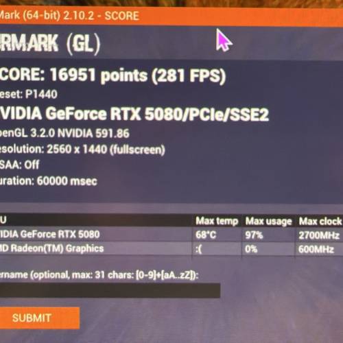 Manli Gallardo GeForce RTX 5080 OC 16GB GDDR7
