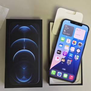 苹果 iPhone 12 Pro Max 256GB 太平洋蓝 港行 有盒 Apple 专柜 100% 全新