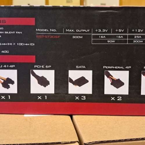 SilverStone SFX 火牛 PSU power supply unit 300W ST30SF 80 Plus Bronze