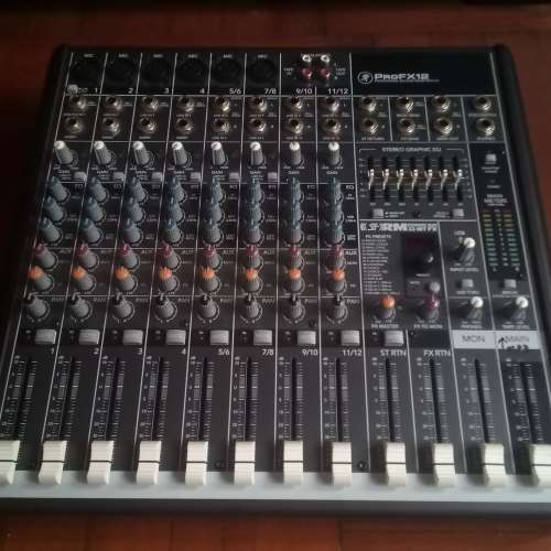 ( 全新 ) Mackie PROFX12 Compact 12CH PA Mixer 混音器