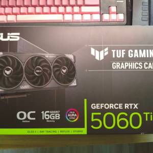 ASUS TUF Gaming GeForce RTX 5060 Ti 16GB OC Edition 顯示卡