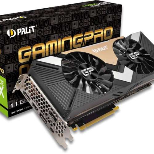 2 張 Palit RTX 2080 Ti Gaming Pro OC 11GB 顯示卡
