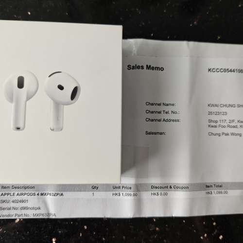 Apple 4 無降噪 全新