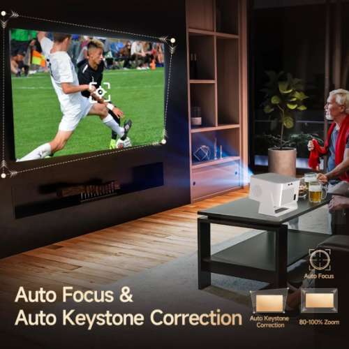 Magcubic HY350 MAX  Native 1080P (FULL HD) Projector - WiFi 6 (Android 14)