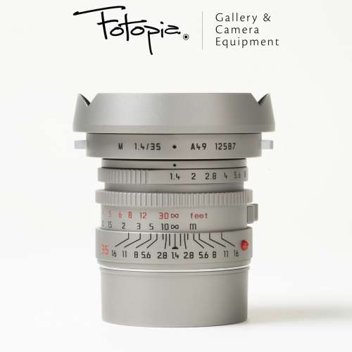 || Light Lens Lab 35mm F1.4 ASPHERICAL - 11873 / 35AA / Titanium Gray Limited ||